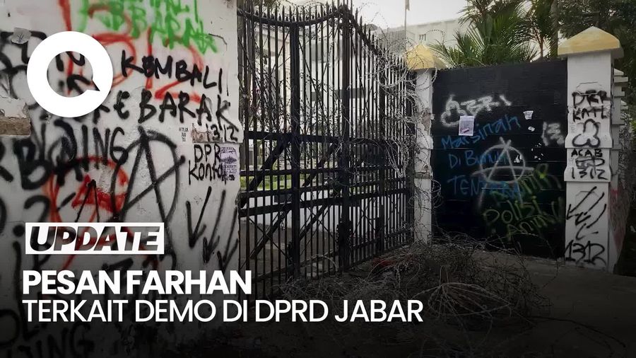 Video: Fasilitas Publik Rusak Akibat Demo di DPRD Jabar, Ini Pesan Walkot Bandung