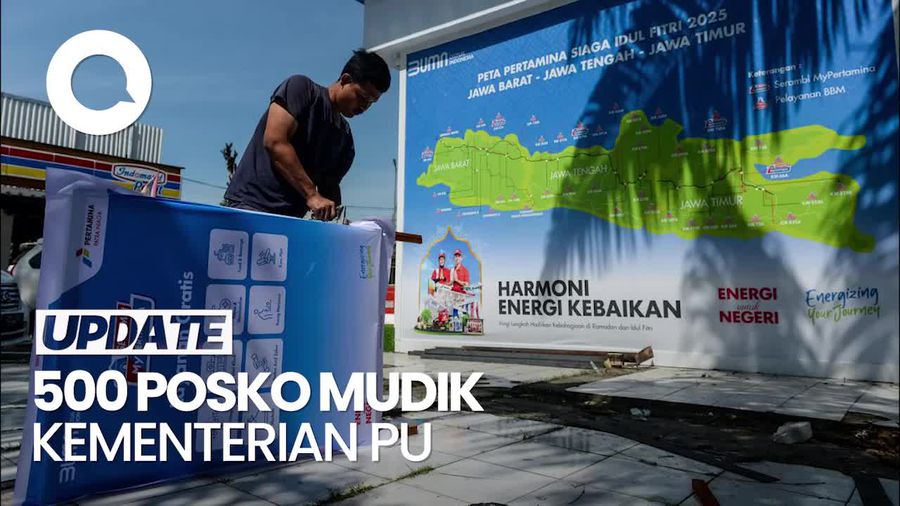 Video Kementerian PU Siapkan 500 Posko Mudik: Ada Tukang Pijat dan Makanan