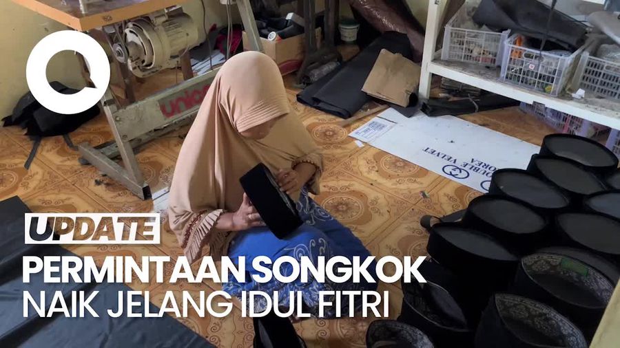 Video: Berkah Lebaran, Pengrajin Songkok Kebanjiran Pesanan