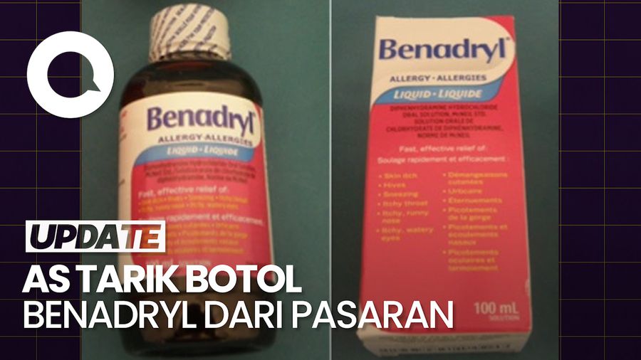 Video: AS Tarik Ribuan Botol Benadryl karena Risiko Keracunan Anak