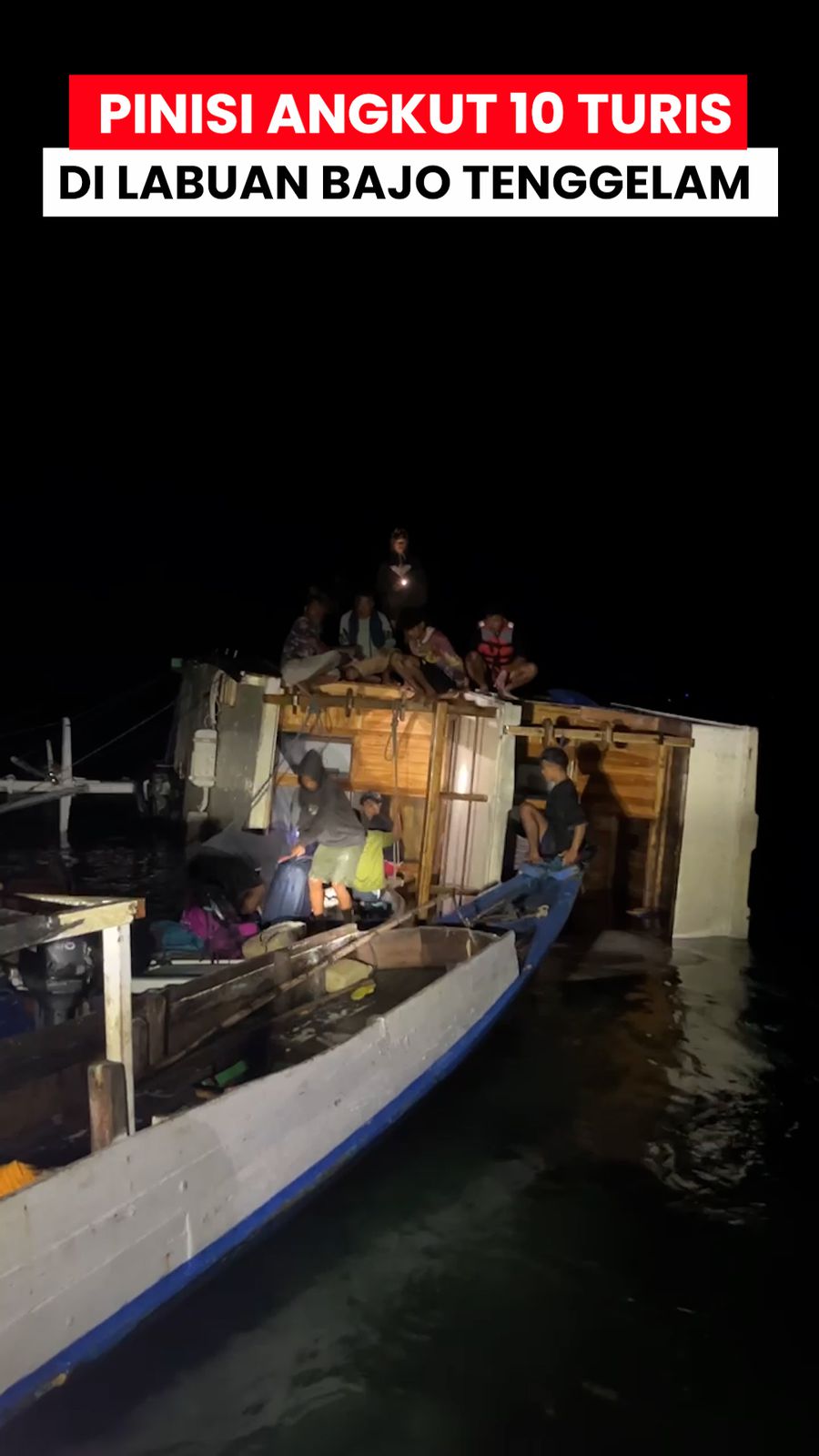 Video: Pinisi Angkut 10 Turis di Labuan Bajo Tenggelam Diterjang Angin 40 Knot