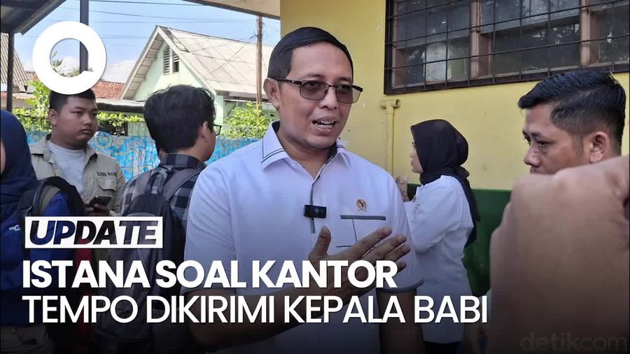 Video Istana soal Kantor Tempo Dikirimi Kepala Babi: Tak Usah Dibesar-besarkan