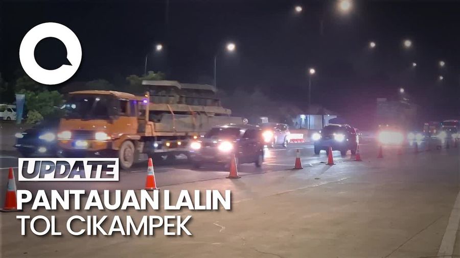 Video: Hari Ke-22 Ramadan, Lalin Tol Cikampek Masih Normal