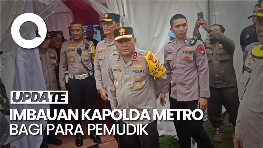 Video: Kapolda Metro Imbau Pemudik Tak Terlalu Lama di Rest Area