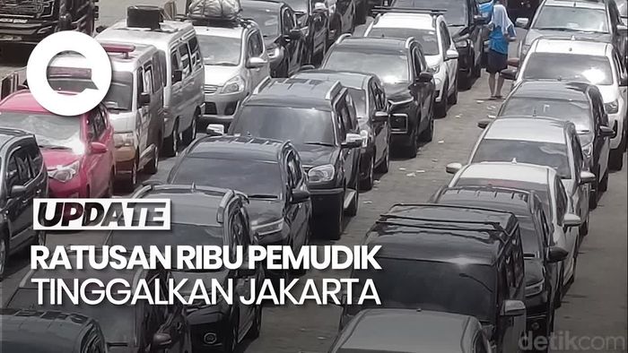 Video Kakorlantas: H-10 Lebaran, 147 Ribu Kendaraan Pemudik Tinggalkan Jakarta
