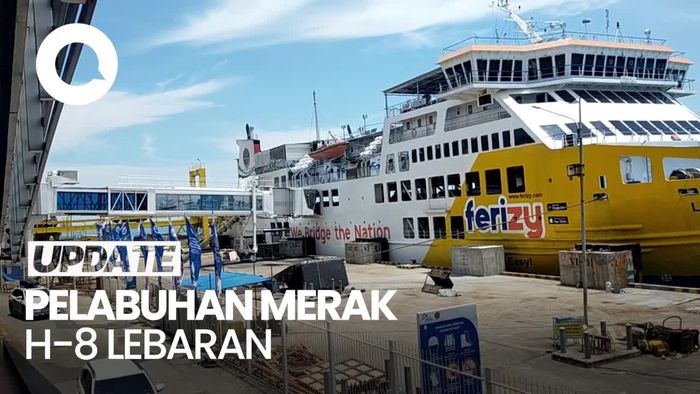 Video: Situasi Terkini Pelabuhan Merak H-8 Lebaran
