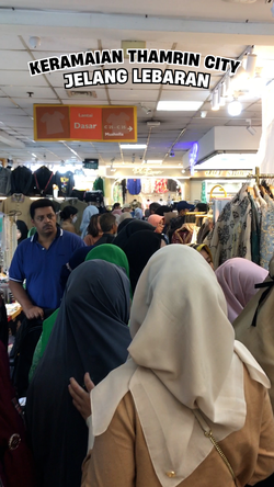 Video Suasana Thamrin City 8 Hari Jelang Lebaran