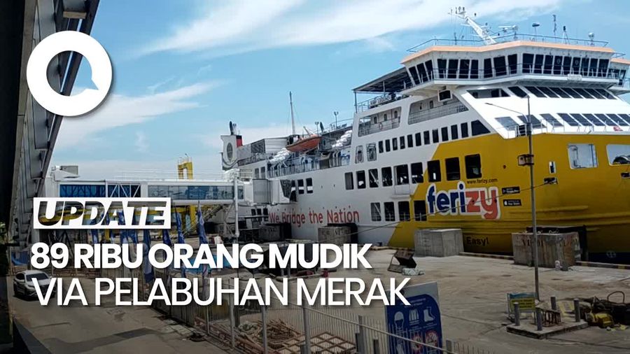 Video ASDP: 89 Ribu Orang Mudik Lewat Pelabuhan Merak pada H-10 & H-9 Lebaran