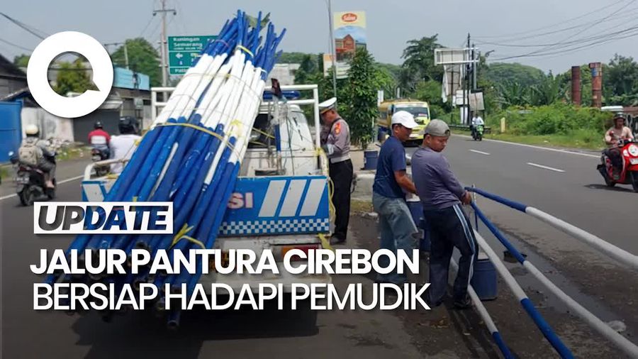 Video: 77 U-Turn di Jalur Pantura Cirebon Ditutup Selama Mudik-Balik Lebaran