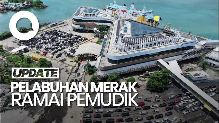 Video: H-8 Lebaran, Pelabuhan Merak Sudah Ramai Pemudik