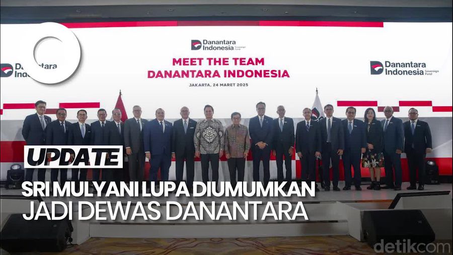 Video: Rosan Lupa Sebut Nama Sri Mulyani saat Pengumuman Dewas Danantara