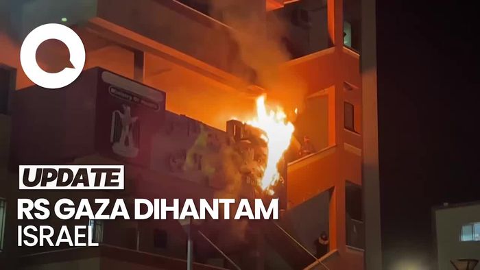 Video Serangan Udara Israel Hantam RS Gaza: Tewaskan Anggota Hamas
