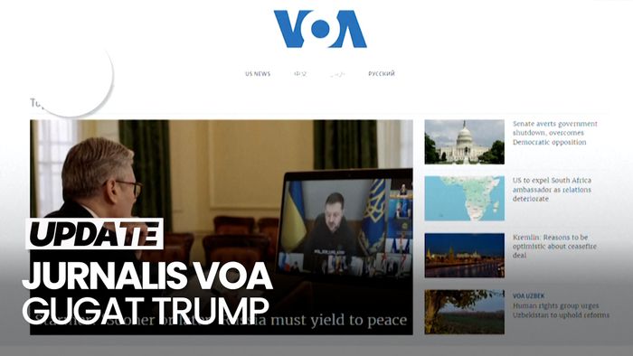 Video: Jurnalis VOA Gugat Trump gegara Penutupan Kantor Berita