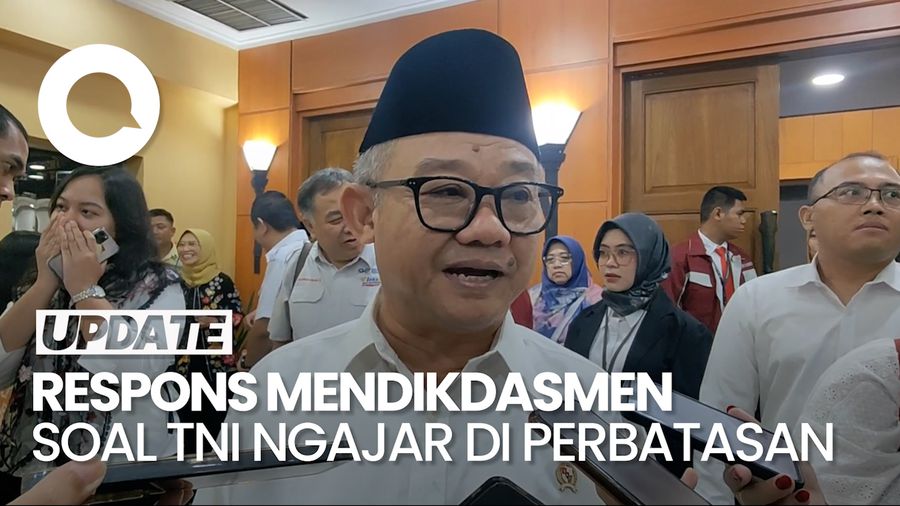 Video: Mendikdasmen Sambut Positif TNI yang Ngajar di Perbatasan