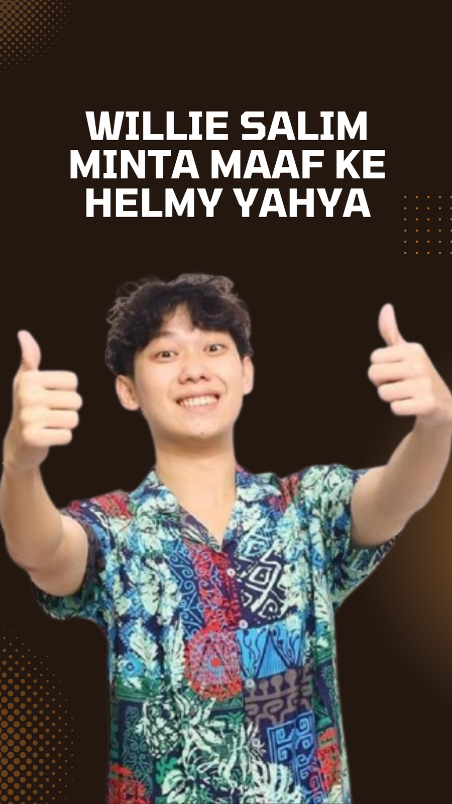 Video: Willie Salim Temui Helmy Yahya soal Konten Rendang Hilang di Palembang