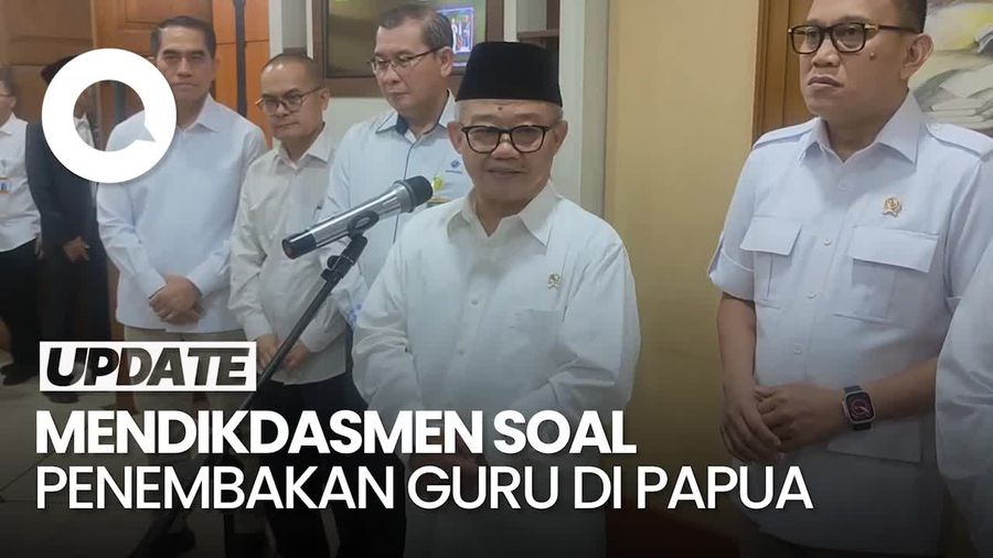 Video: Mendikdasmen Bakal Temui Keluarga Guru Korban Penembakan KKB Papua