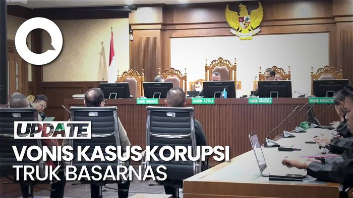 Video: Eks Sestama Basarnas Divonis 5 Tahun Penjara di Kasus Dugaan Korupsi Truk