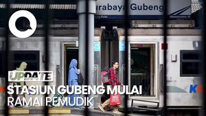Video: Stasiun Gubeng Surabaya Mulai Ramai Pemudik