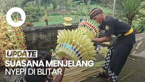 Video: Jelang Hari Raya Nyepi, Warga Blitar Ikuti Lomba Hias Penjor-Gebogan 