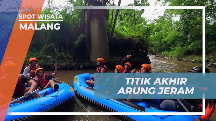 Menikmati Titik Akhir Petualangan Arung Jeram di Malang