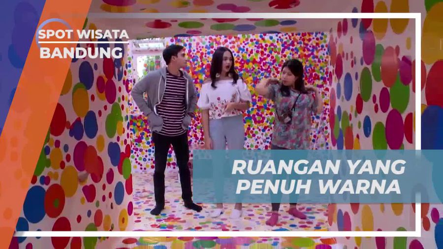Menyelusuri Ruangan Penuh Warna di Rabbit Town, Bandung
