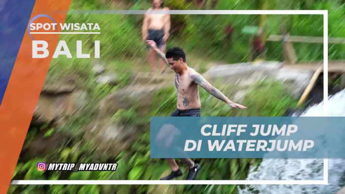 Mencoba Sensasi Cliff Jump di Waterjump, Lemukih, Bali