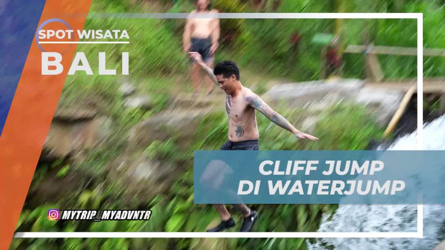 Mencoba Sensasi Cliff Jump di Waterjump, Lemukih, Bali