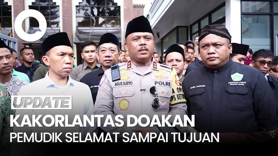 Video: Wakili Kapolri, Kakorlantas Lepas Mudik Seru Bareng NU