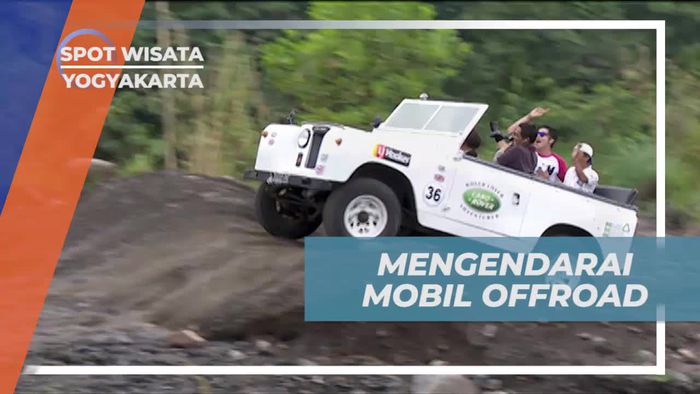 Saksikan Selebriti Mengendarai Mobil Offroad di Kawasan Merapi, Yogyakarta