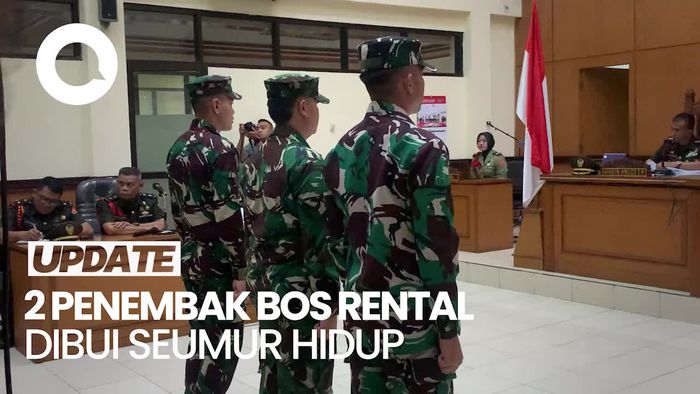 Video: 2 Oknum TNI Penembak Bos Rental Mobil Divonis Penjara Seumur Hidup