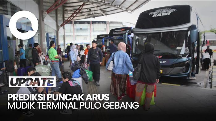 Video: Prediksi Puncak Keberangkatan Pemudik di Terminal Pulo Gebang