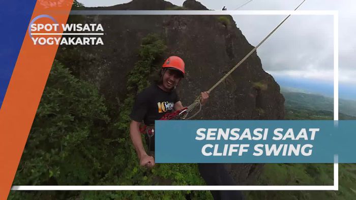 Uji Keberanian di Cliff Swing Sambil Menikmati Pemandangan Indah, Yogyakarta