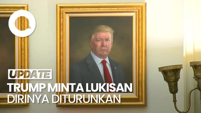 Video Lukisan Potret Diri yang Bikin Trump Jengkel: Terburuk!