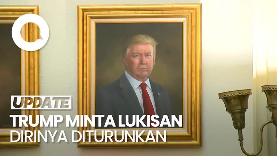 Video Lukisan Potret Diri yang Bikin Trump Jengkel: Terburuk!