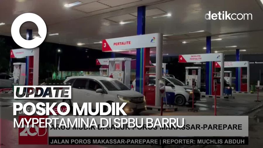 Video: Menikmati Fasilitas Posko Mudik di SPBU Barru Sulsel