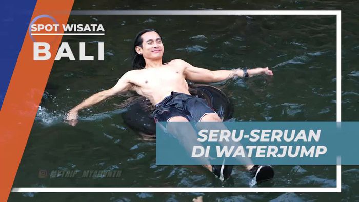 Seru-seruan dan Floating di Waterjump, Lemukih, Bali