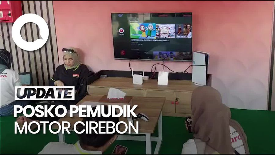 Posko Lesehan Enduro Cirebon Manjakan Pemudik Motor