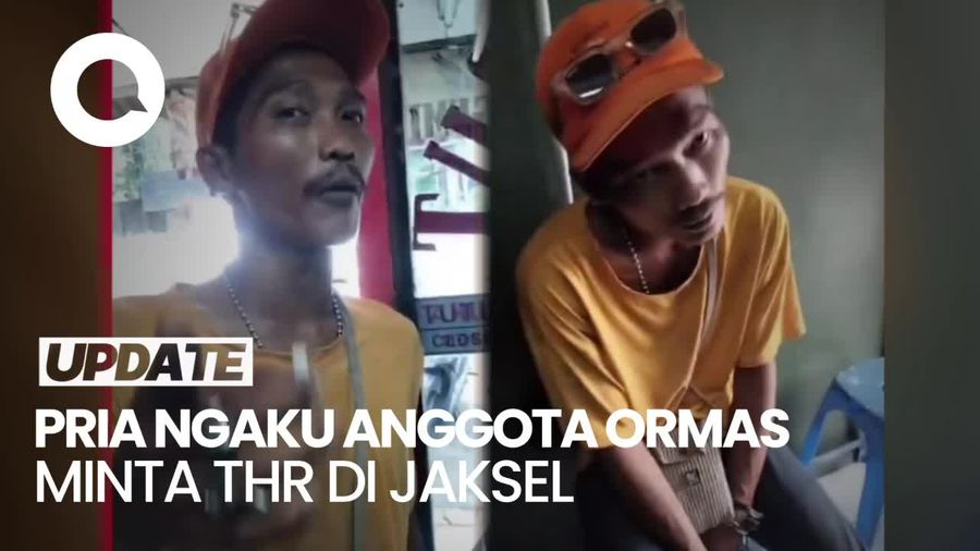 Video: Viral Pria Ngaku Anggota Ormas Minta THR ke Tukang Cukur di Jaksel
