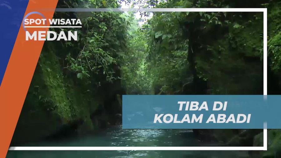 Menikmati Keindahan Kolam Abadi setelah Perjalanan Panjang di Medan