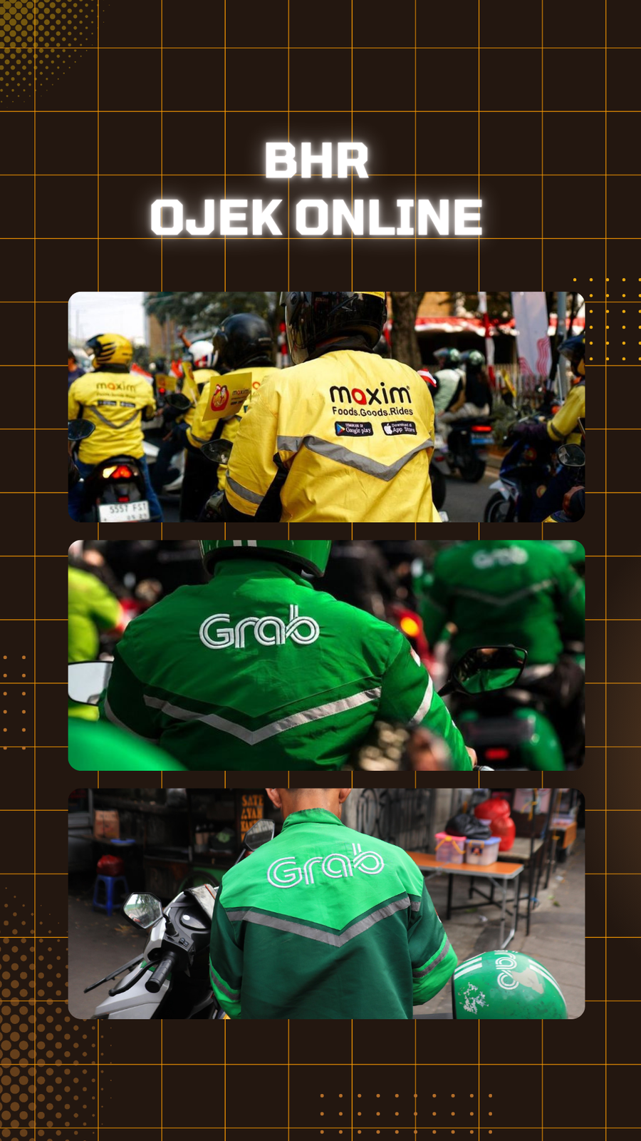 Video: Besaran THR yang Diterima Ojek Online Gojek, Grab hingga Maxim