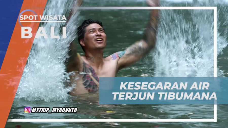 Bermain dan Bersantai di Air Terjun Tibumana, Bali