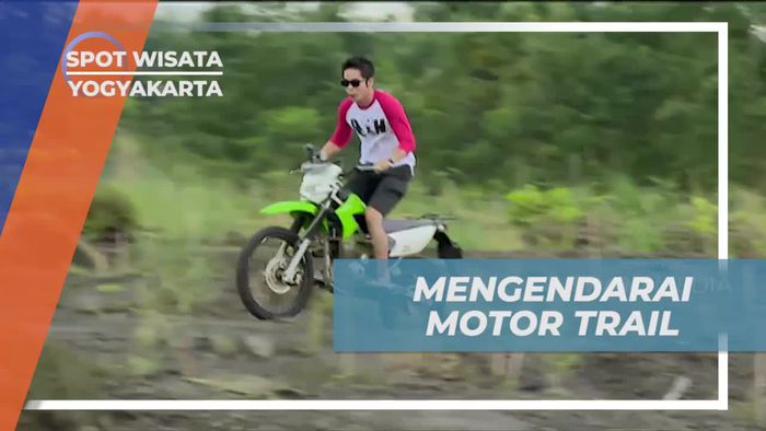 Uji Keberanian dengan Mengendarai Motor Trail di Kawasan Merapi, Yogyakarta