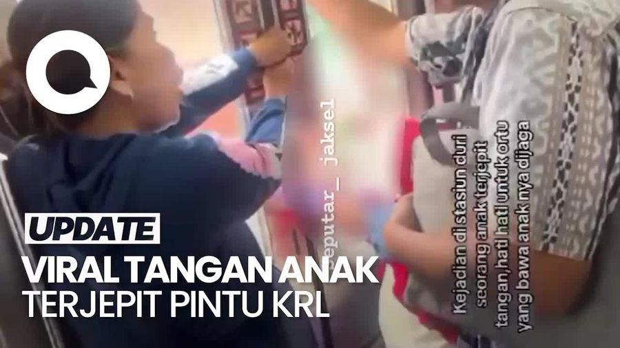 Video: Penjelasan KCI soal Viral Tangan Anak Terjepit Pintu KRL
