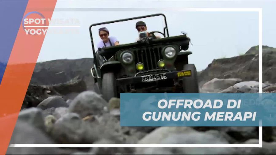 Menantang Diri di Jalur Offroad Gunung Merapi, Yogyakarta