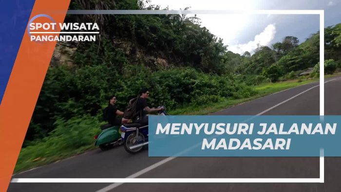 Menyusuri Jalanan Indah Madasari, Pangandaran dengan Motor Klasik