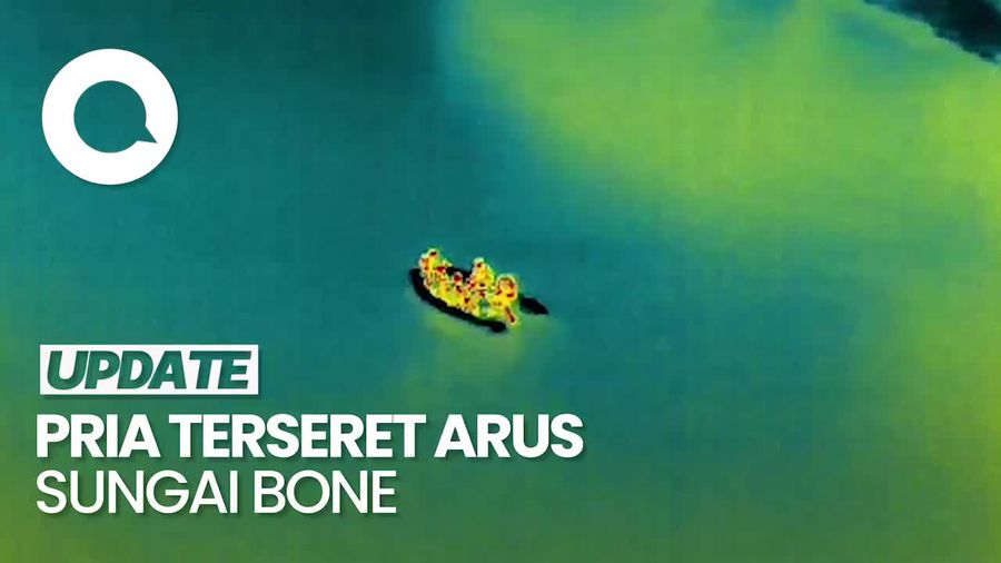 Video Pria Dilaporkan Hilang Terseret Arus Saat Mandi di Sungai Bone Gorontalo