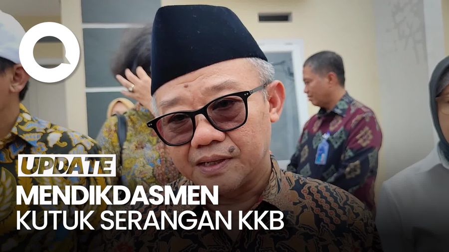 Video Mendikdasmen Kutuk Serangan KKB ke Guru: Tak Berperi Kemanusiaan