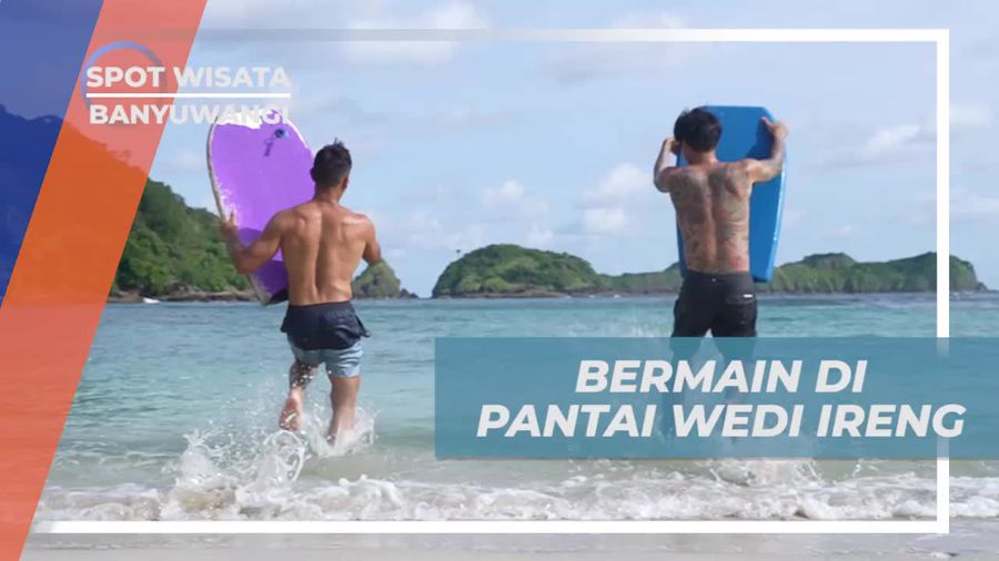 Menikmati Ombak Tenang di Pantai Wedi Ireng, Banyuwangi
