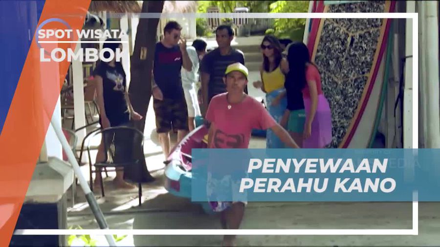 Rasakan Keseruan Bermain Kano di Pantai Gili Trawangan, Lombok