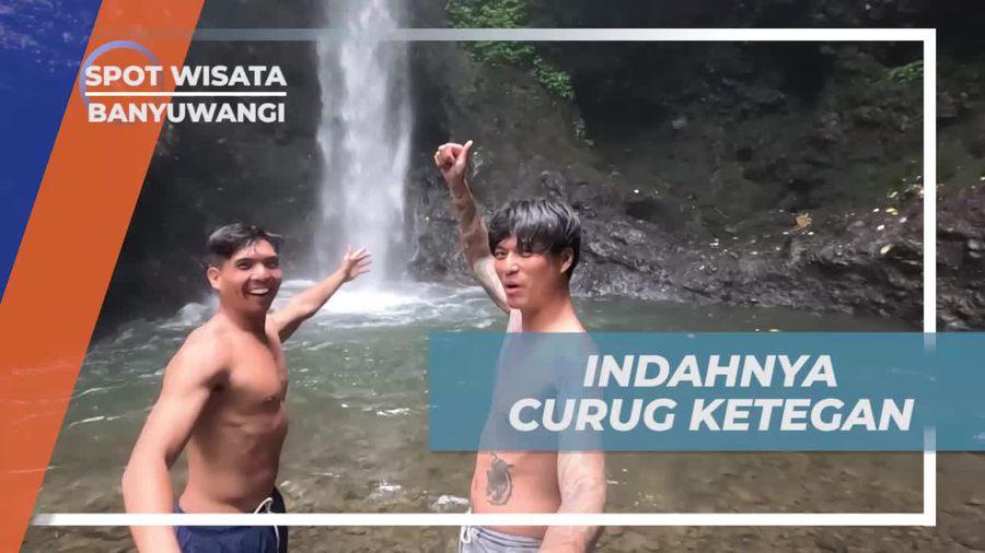 Menyejukkan Diri di Air Dingin Curug Ketegan, Banyuwangi